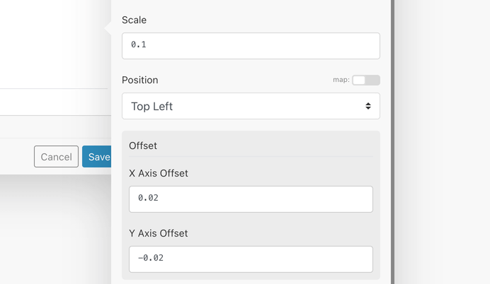 Configure the advanced image properties