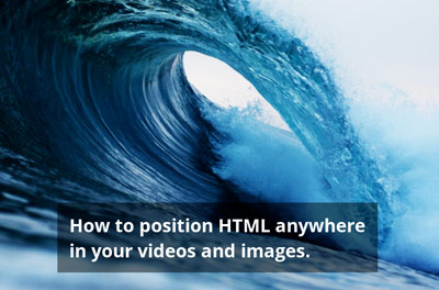 Position HTML assets and their content